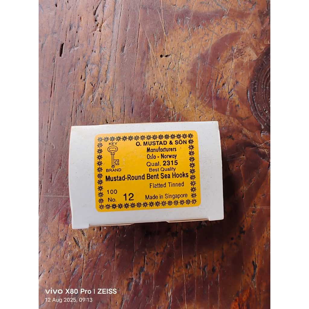 Kail Mata Pancing O.MUSTAD & SON Qual 2315 SINGAPORE