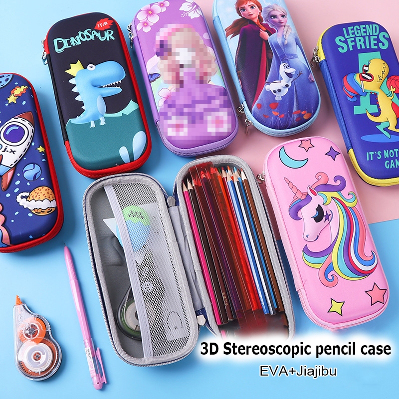 

Tempat Pensil Anak 3D Waterproof Banyak Motif Dan Warna