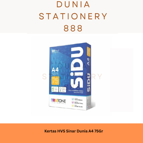 

Kertas HVS A4 Sinar Dunia 75GR / Kertas Fotocopy/ Kertas HVS