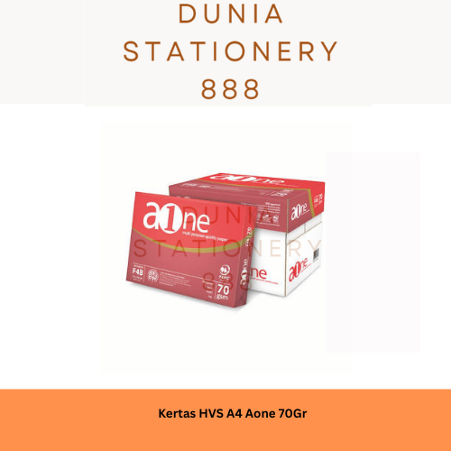 

Kertas HVS A4 Aone 70G / 70 GSM Kertas Print / Kertas Fotocopy