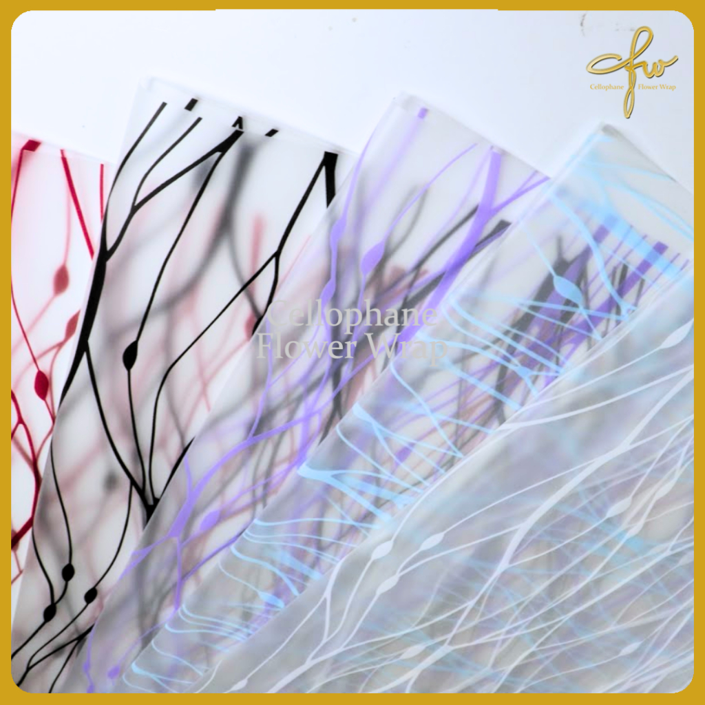 

Kertas Buket Layered Line Cellophane Flower Wrapping