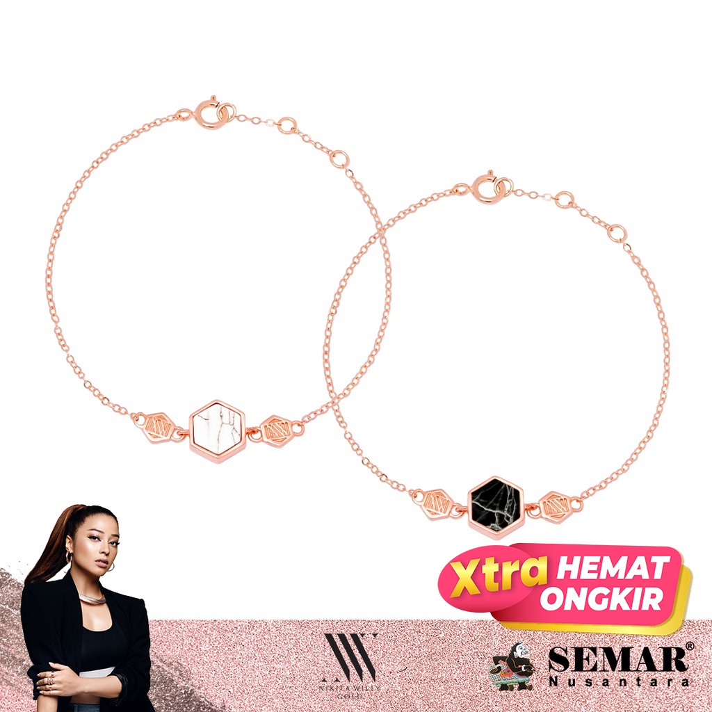 Nikita Willy Gold Gelang Emas Renaissance Castella 17K Semar Nusantara