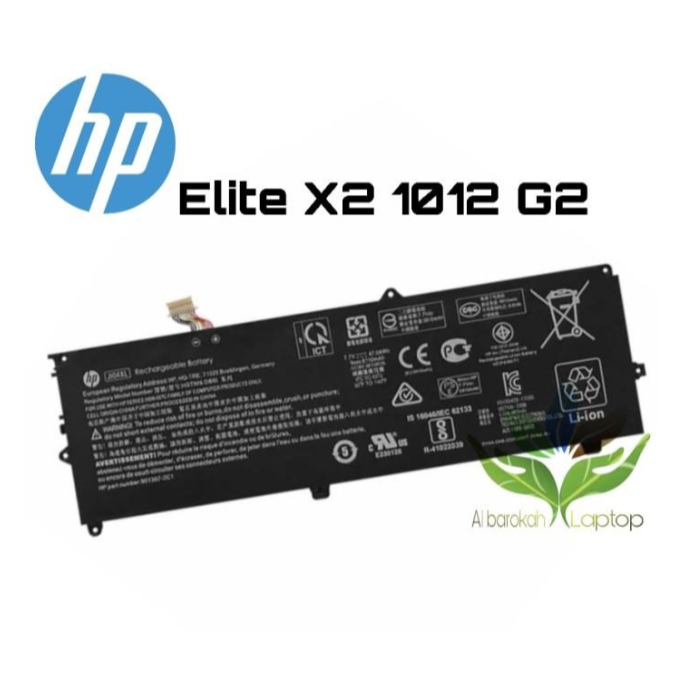 Baterai hp ji04x hp elite x2 1012 g2 x2 1012 g2 tablet hstnn-ub7e