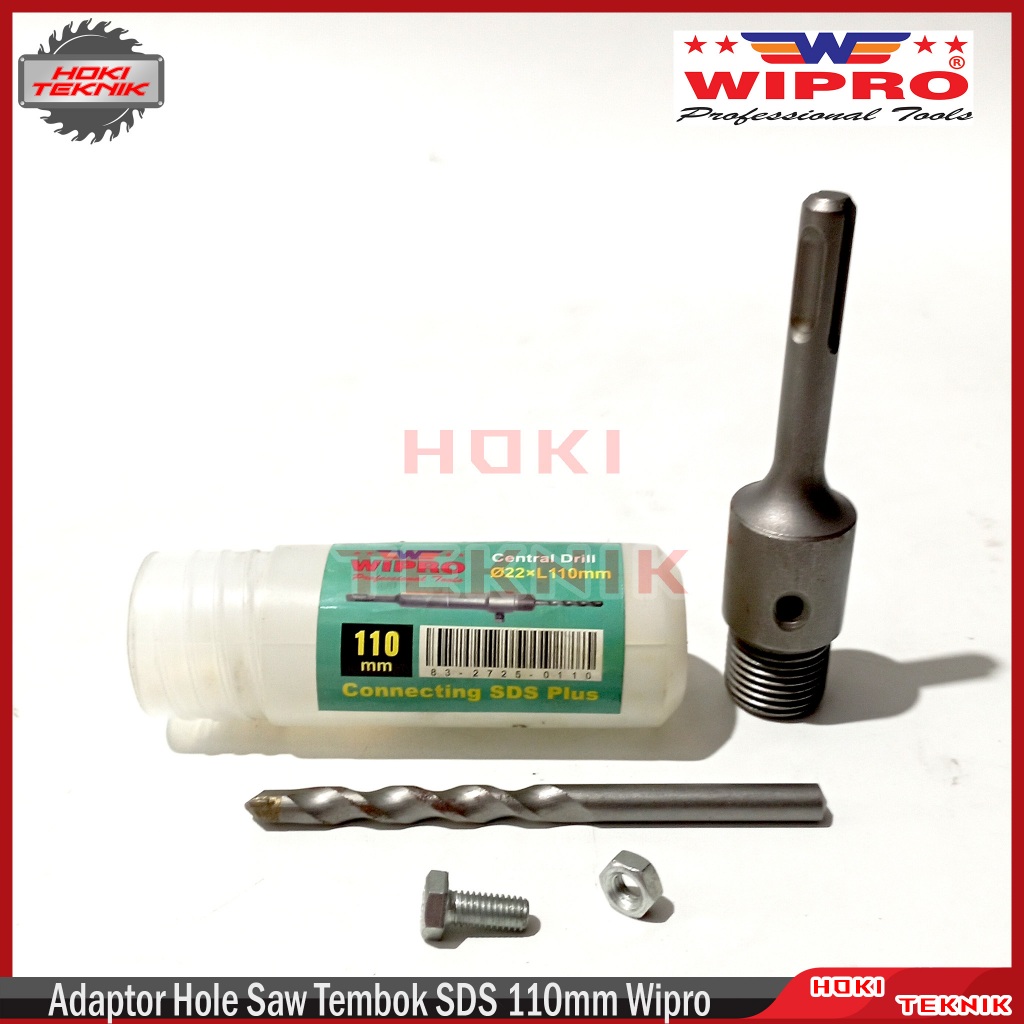 Adaptor Hole Saw Tembok SDS 110mm Wipro