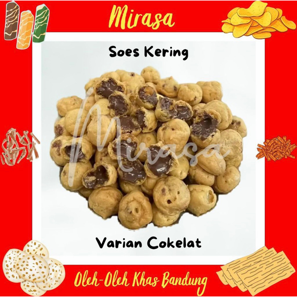 

Soes Kering Cokelat| Kemasan Berat 250g, 500g, & 1KG.