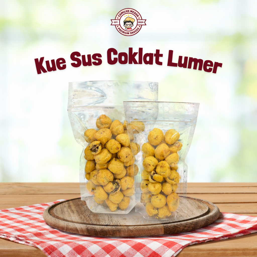 

Kue Soes Duosus Isi Coklat Sus Lumer Premium Snack Camilan Medan