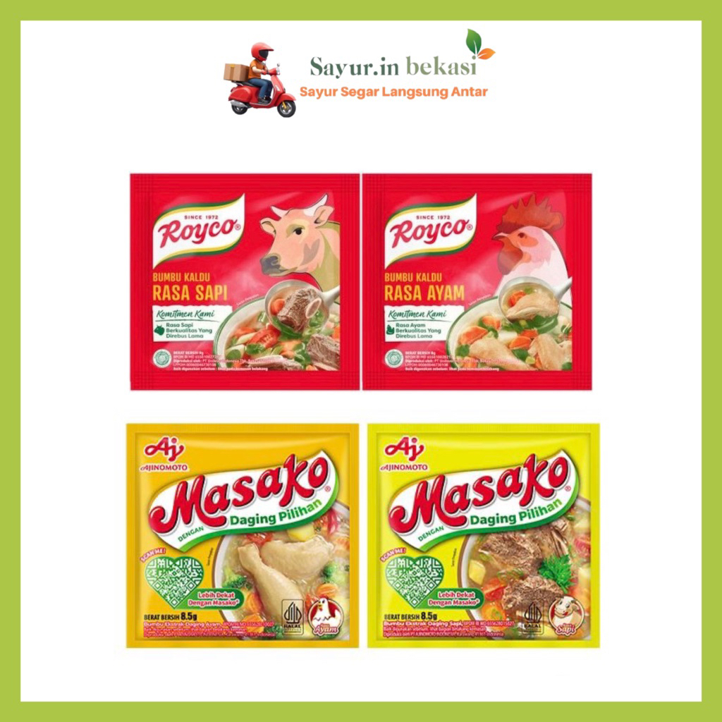

KIRIM INSTAN Penyedap Rasa Royco Masako SAYURIN BEKASI