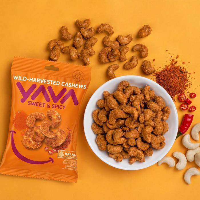 

YAVA Cashew/Kacang Mente Sweet & Spicy (35g) 002571