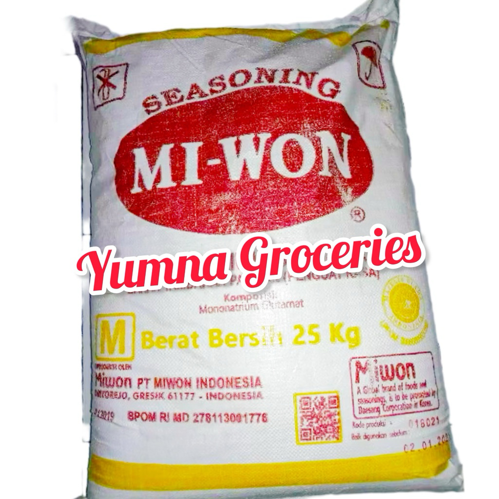 

MIWON MSG Penyedap Rasa 25Kg Original – Monosodium Glutamat Murni Horeka
