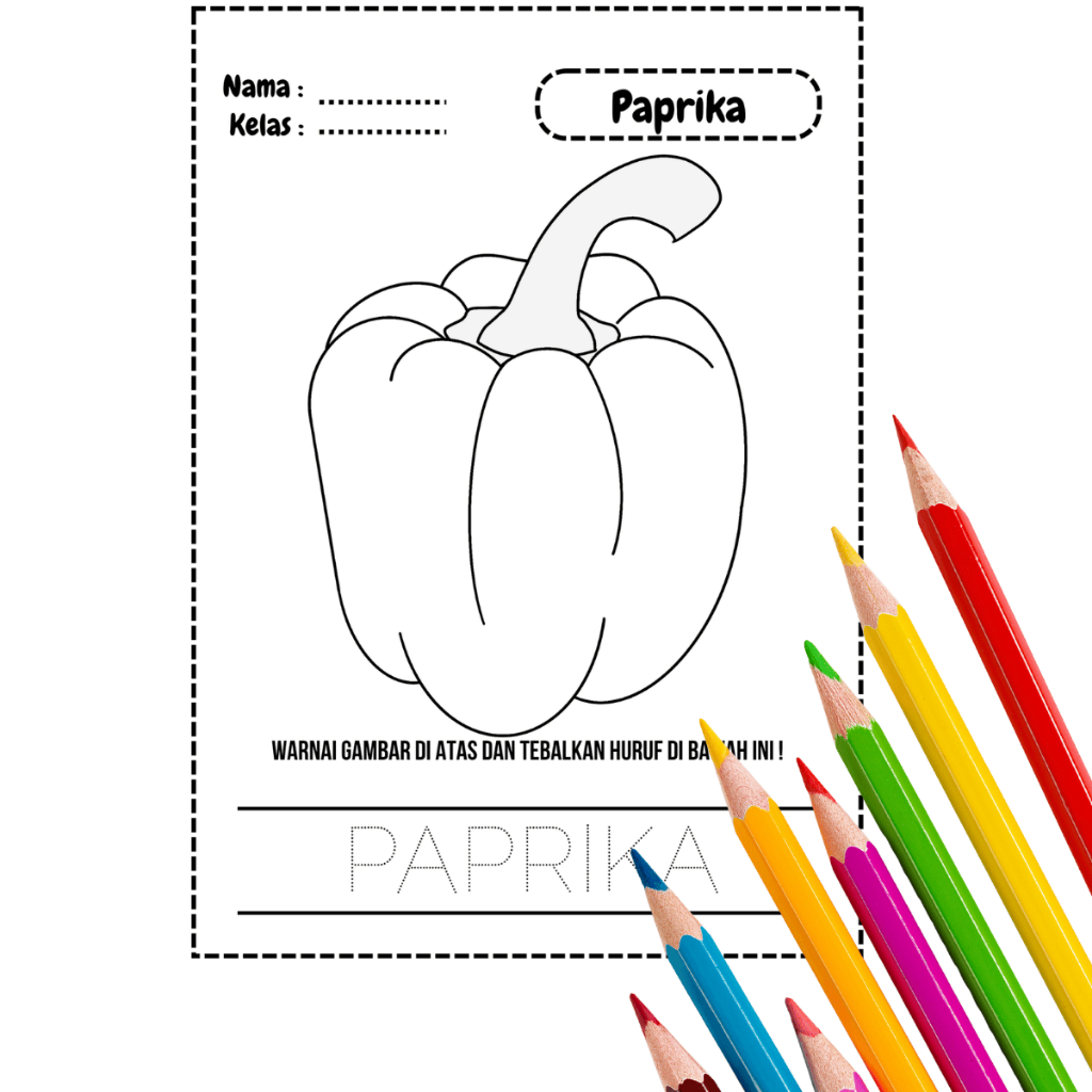 

Kertas mewarnai isi 50 lembar ukuran A5 lembar mewarnai untuk anak TK/Buku Mewarnai