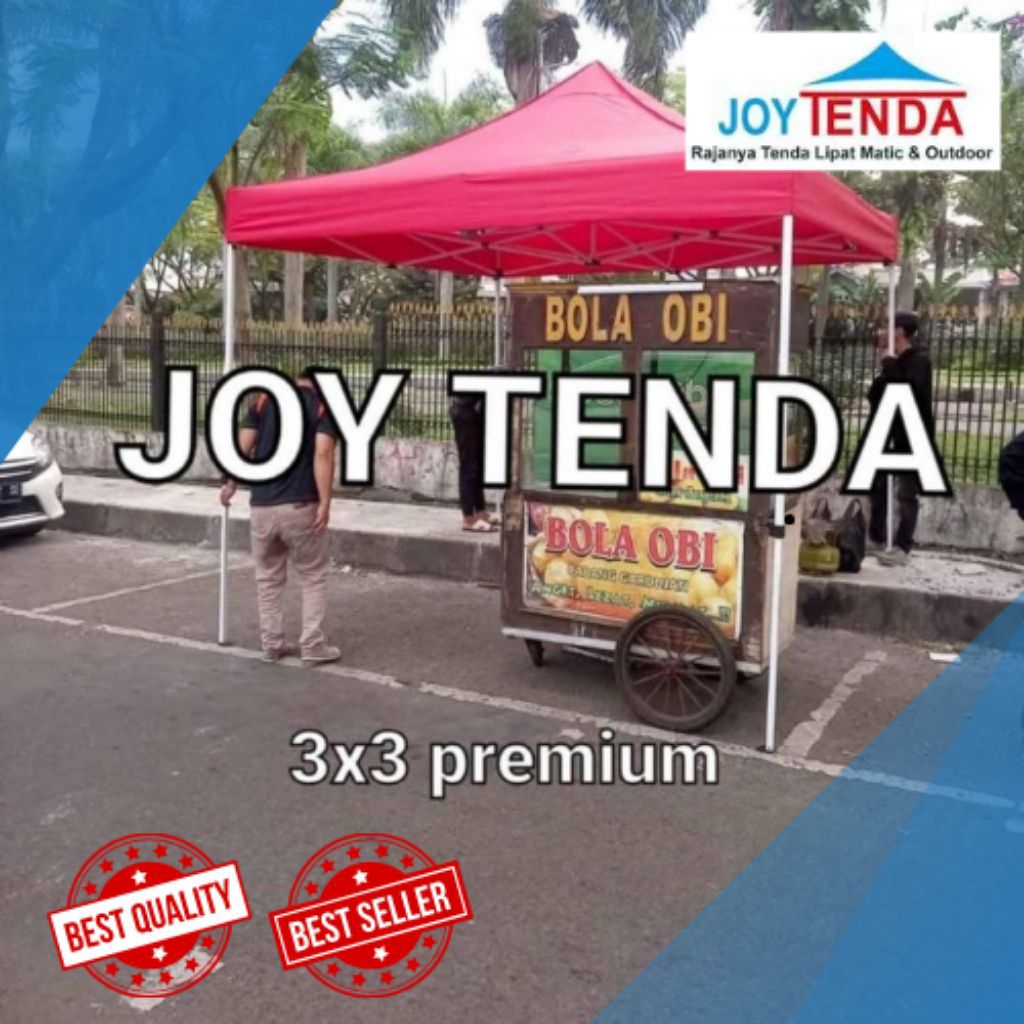 READY STOCK TENDA LIPAT MURAH 3X3 PREMIUM, Tenda jualan, tenda stand, tenda gazebo
