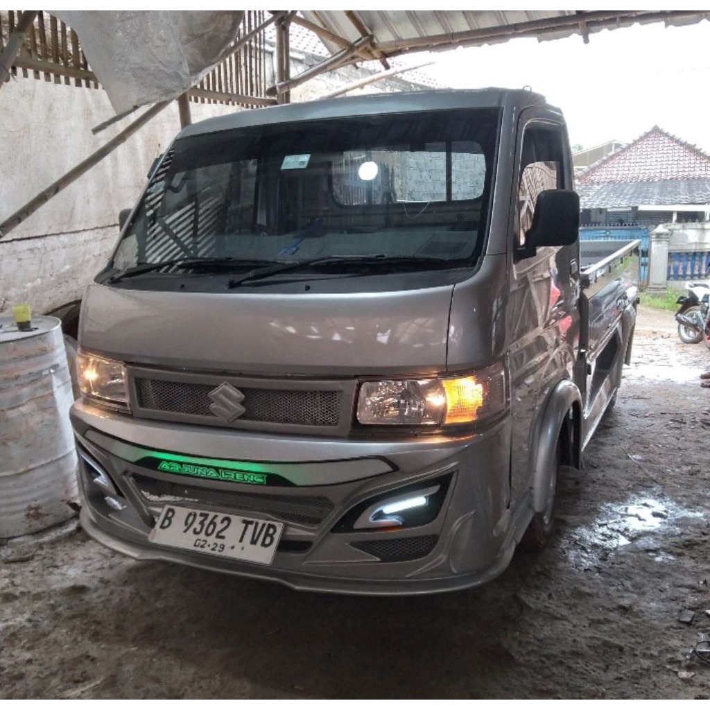 variasi bemper depan mobil new carry model patriot plus packing kayu