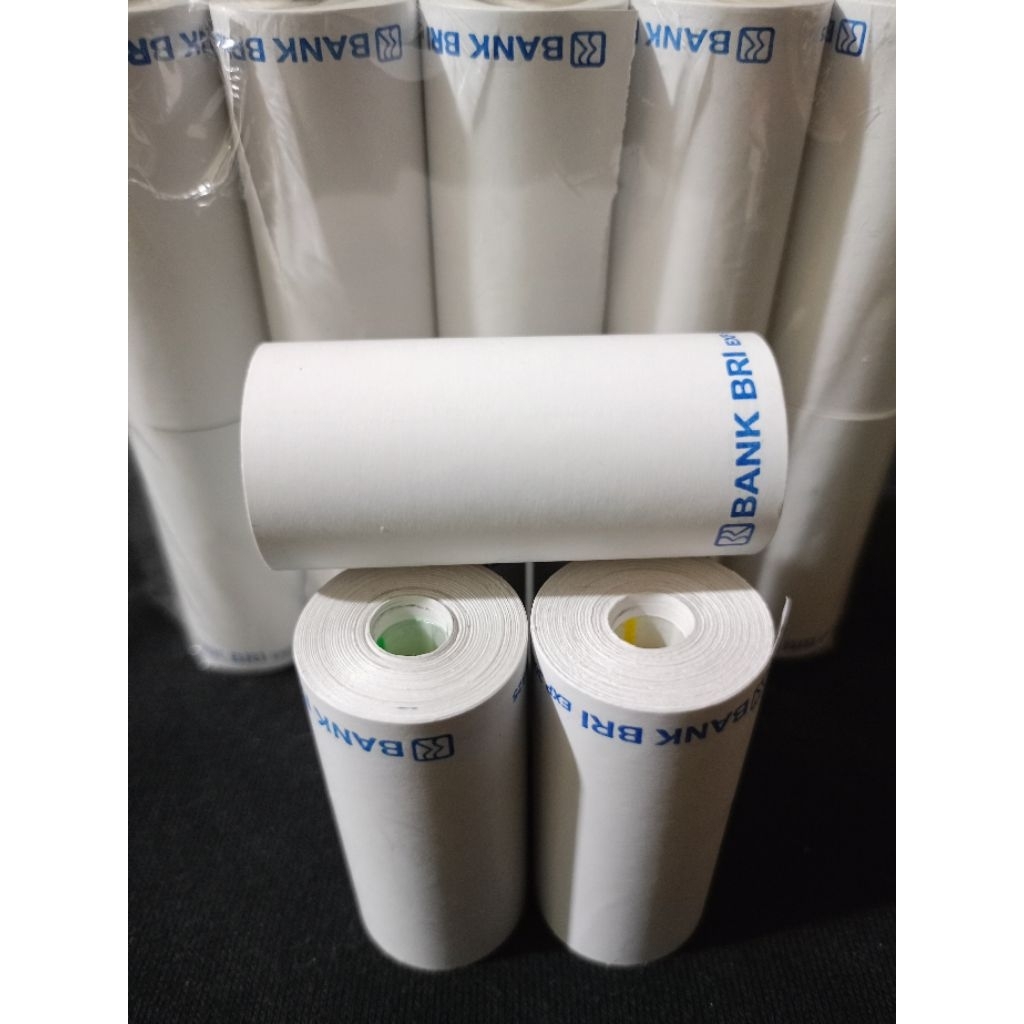 

Kertas Struk Termal logo BRI 58x30 paket 10 roll