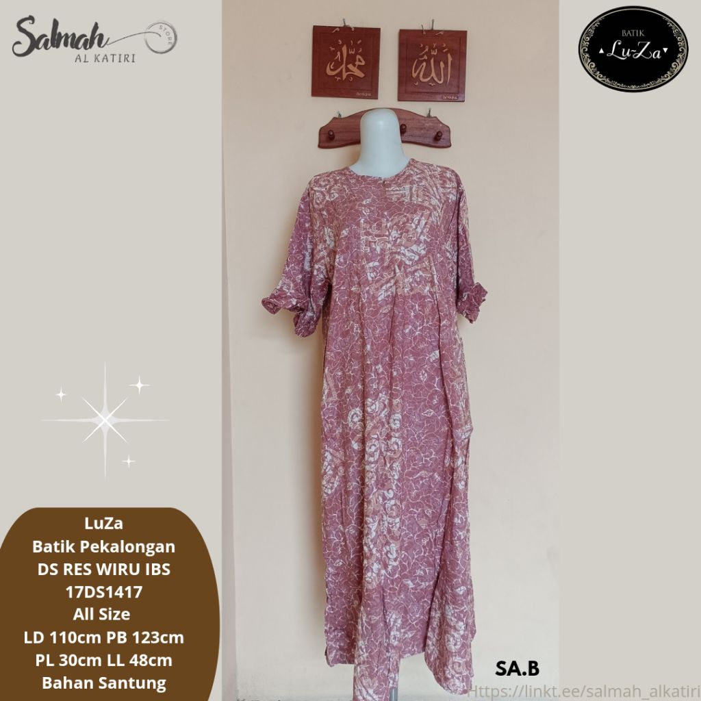 Daster LuZa Batik Pekalongan DS RES WIRU IBS (B)