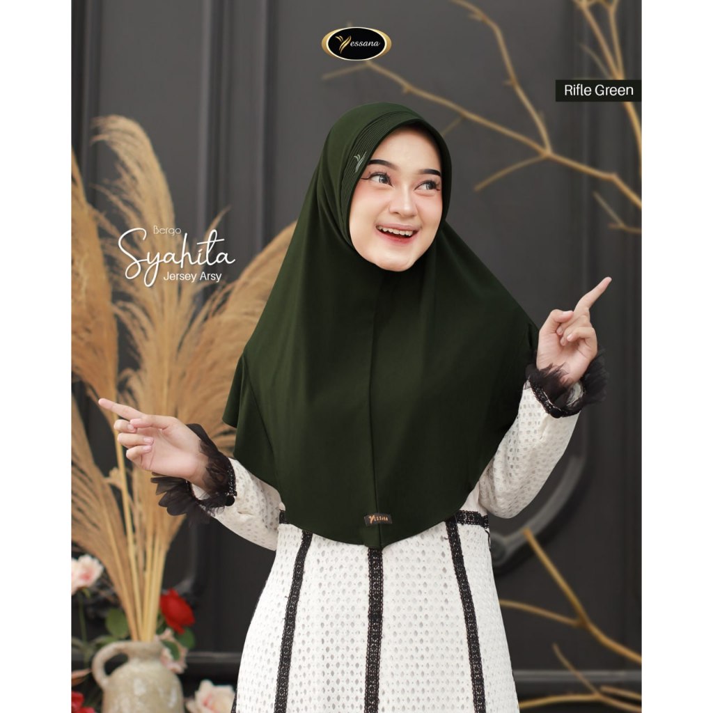 Bergo Daily Yessana Hijab Instan Jersey Premium Bergo Syahita Yessana