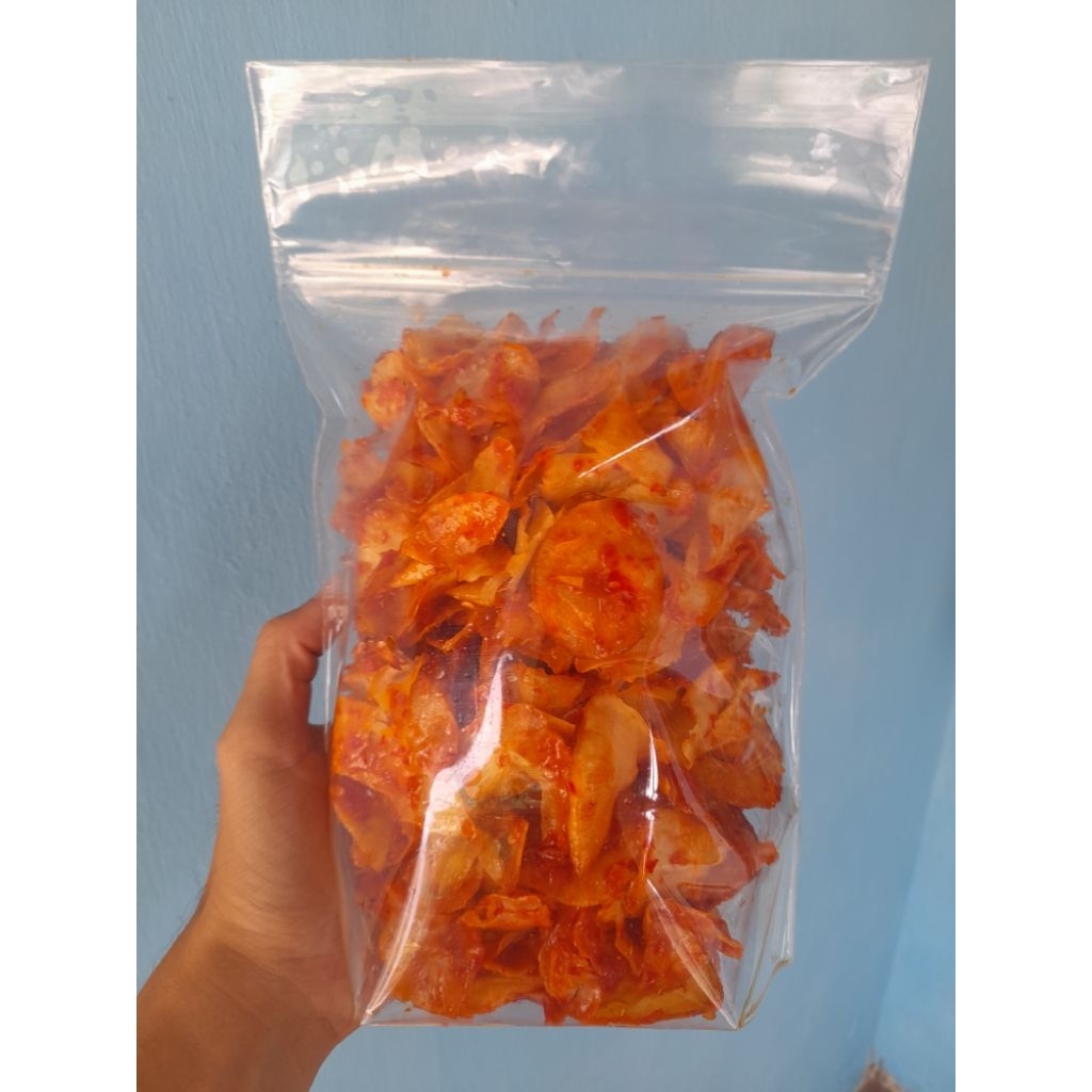 

Keripik Singkong Pedas manis 500 gr