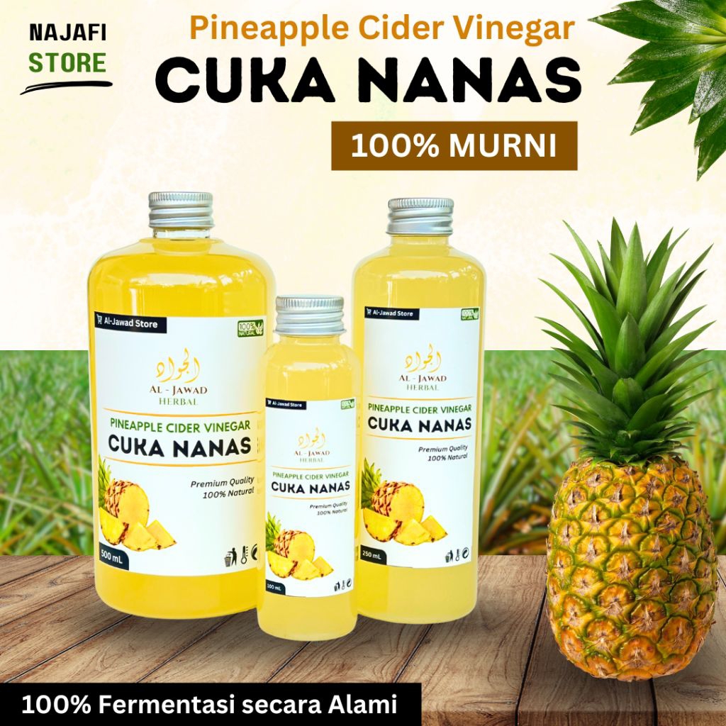 

Cuka NANAS Original Untuk Kesehatan Detox Diabetes Diet l Pineapple Cider Vinegar l Al-Jawad