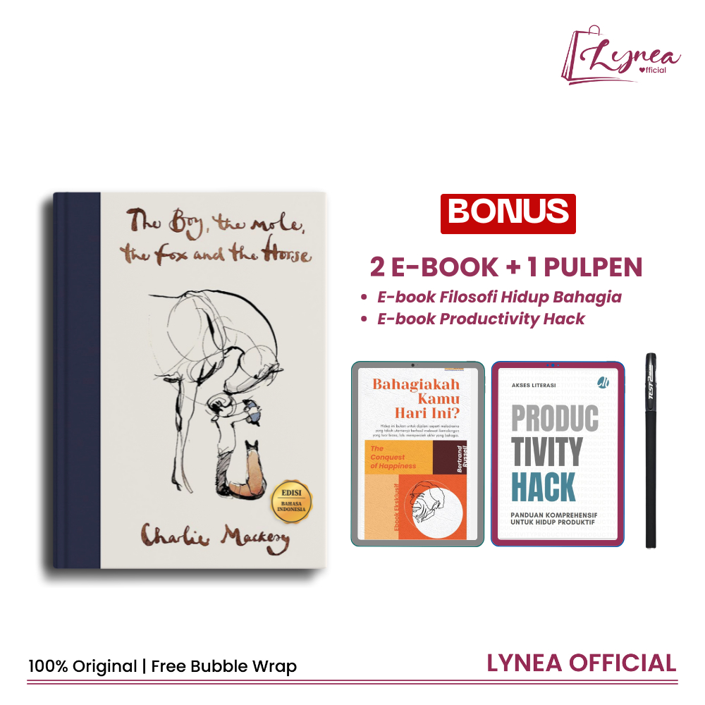 [SPESIAL BONUS] Renebook - The Boy, The Mole, The Fox, and The Horse - Bahasa Indonesia - Buku Terje