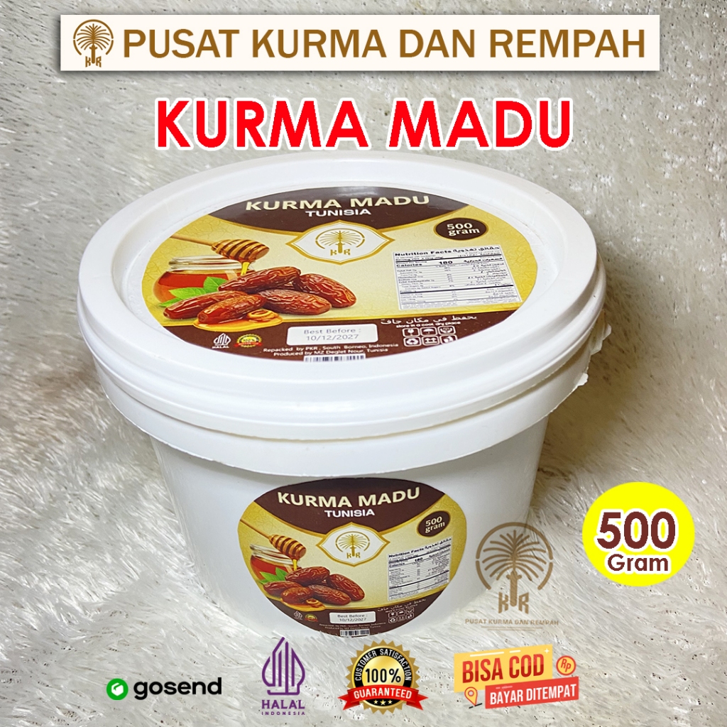 

Kurma Madu Premium 500gr – Manis Legit, Lembut, Kemasan Ember Higienis