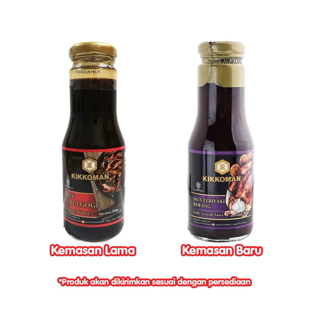 

Kikkoman Saus Teriyaki Bawang Botol 300 g