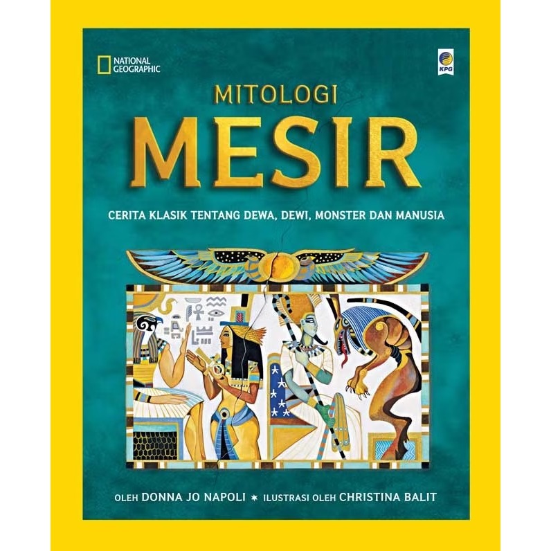 [ORIGINAL] Gramedia : Natgeo National Geographic Mitologi Yunani Mesir Donna Jo Napoli HARDCOVER
