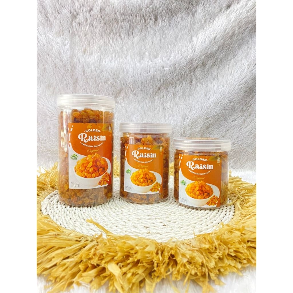 

Kismis manis Golden Raisin Premium kemasan toples