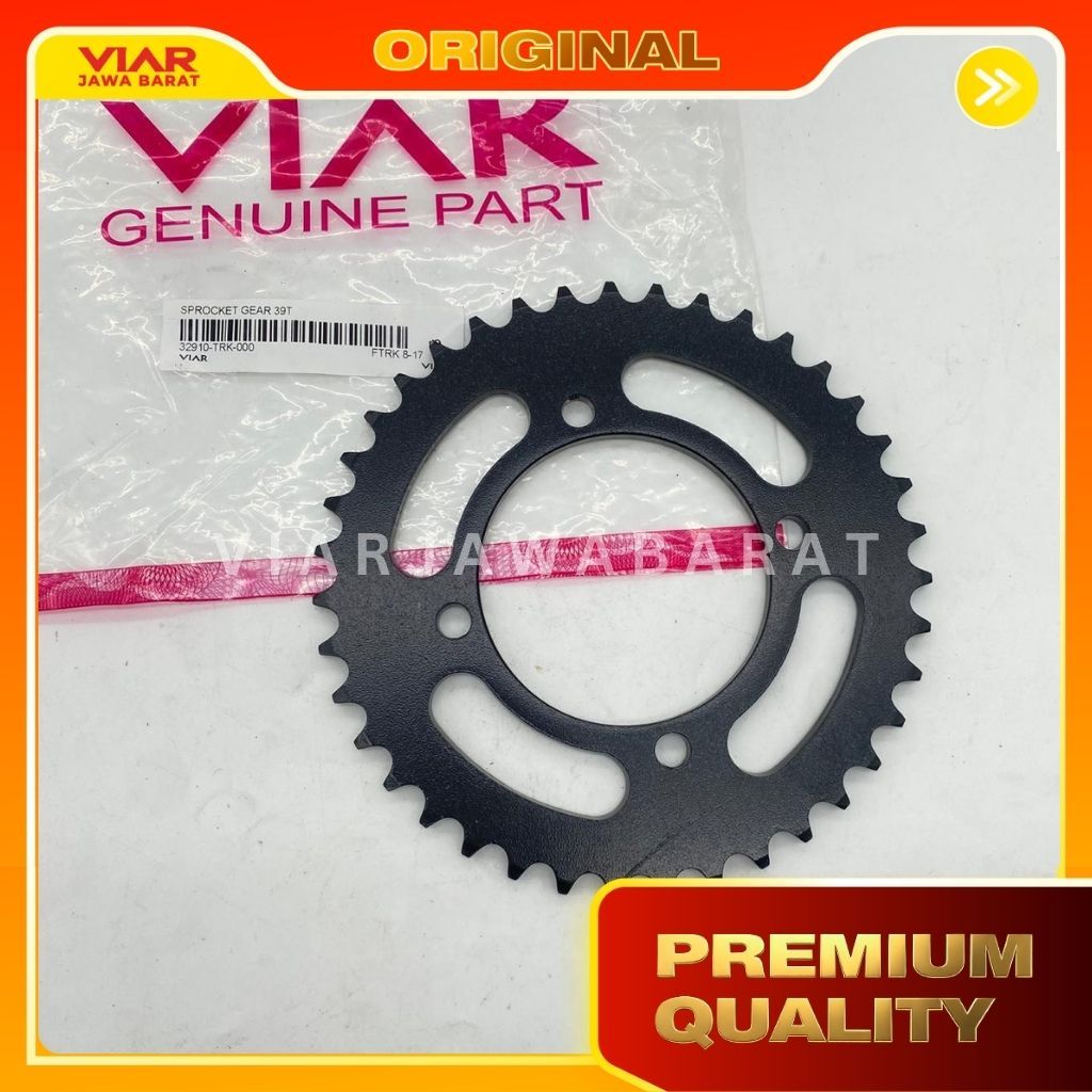 Gear Belakang Motor Cross X 70cc 39T / Gigi Belakang Viar Cross X 70cc / Sparepart Motor Mini Trail 