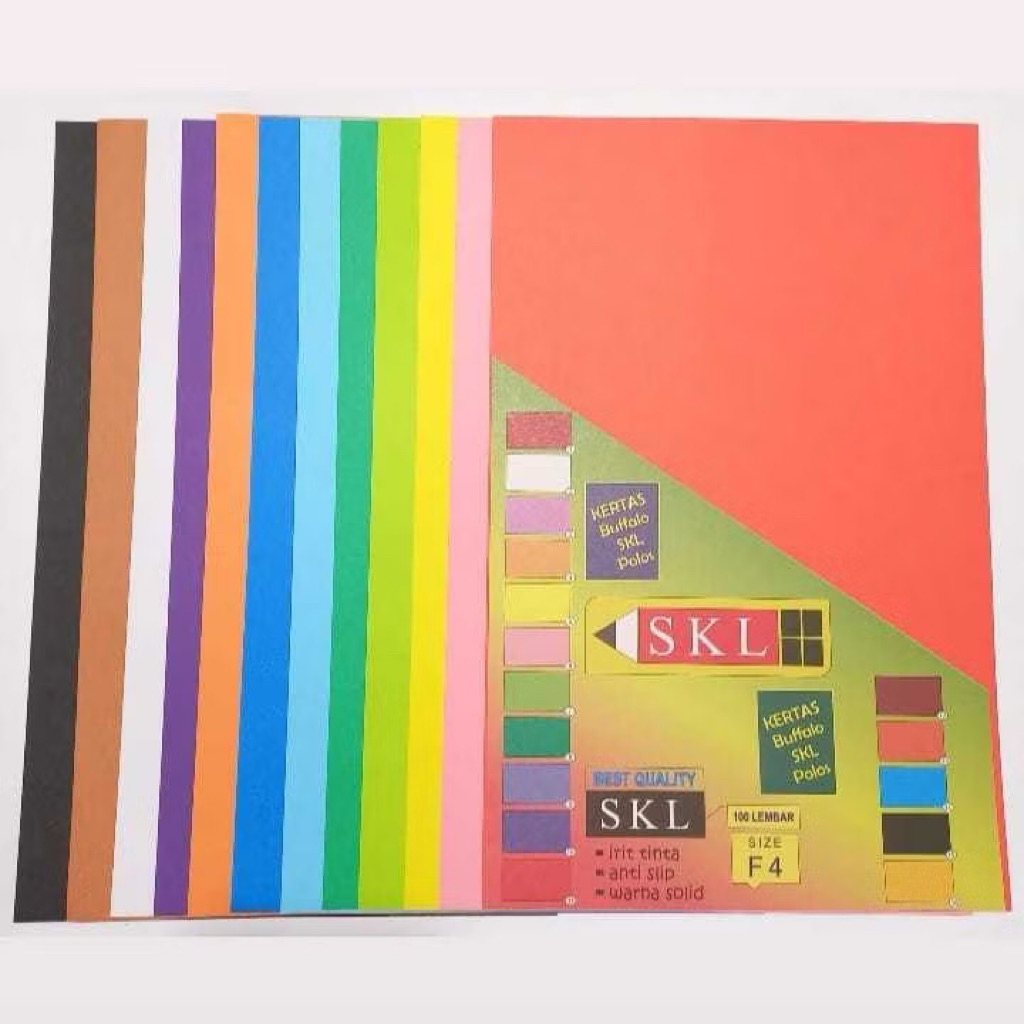 

Kertas Bufallo (sertakan warna di catatan)