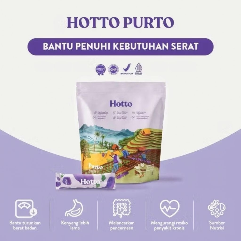 

Hotto Purto Multigrain Hoto Oat Ubi Ungu