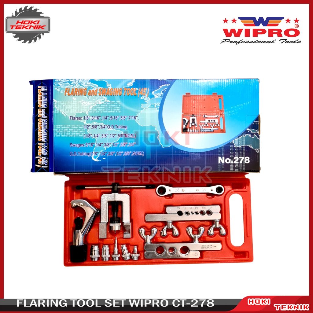 Flaring Tool Set Wipro 45 Heavy Duty