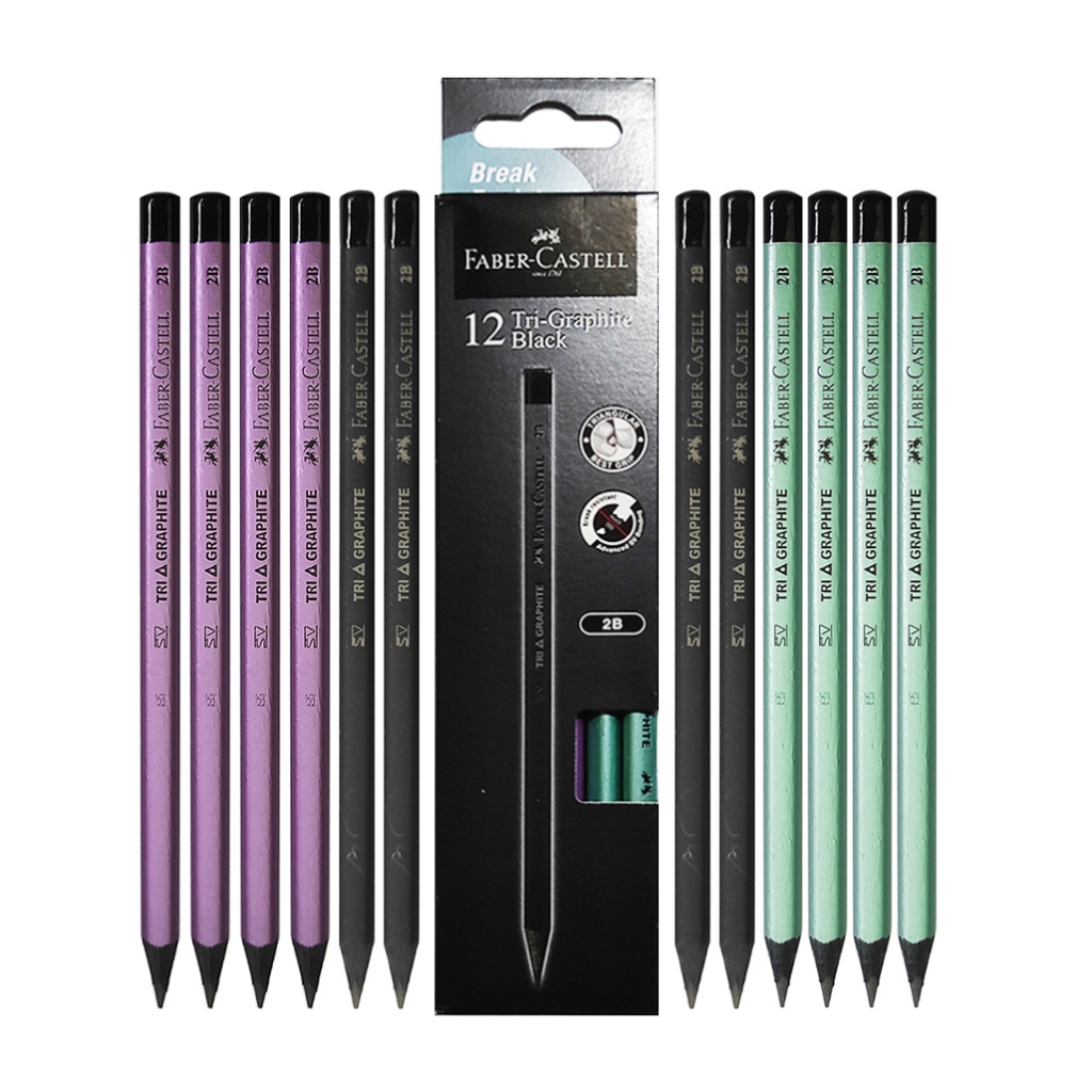 

Pensil Faber Castell Tri Graphite Metallic Per Box Isi 12 pcs