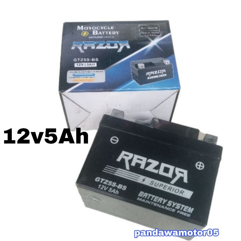aki accu kering razor aki beat Vario, scopy, Genio, Supra, Verza