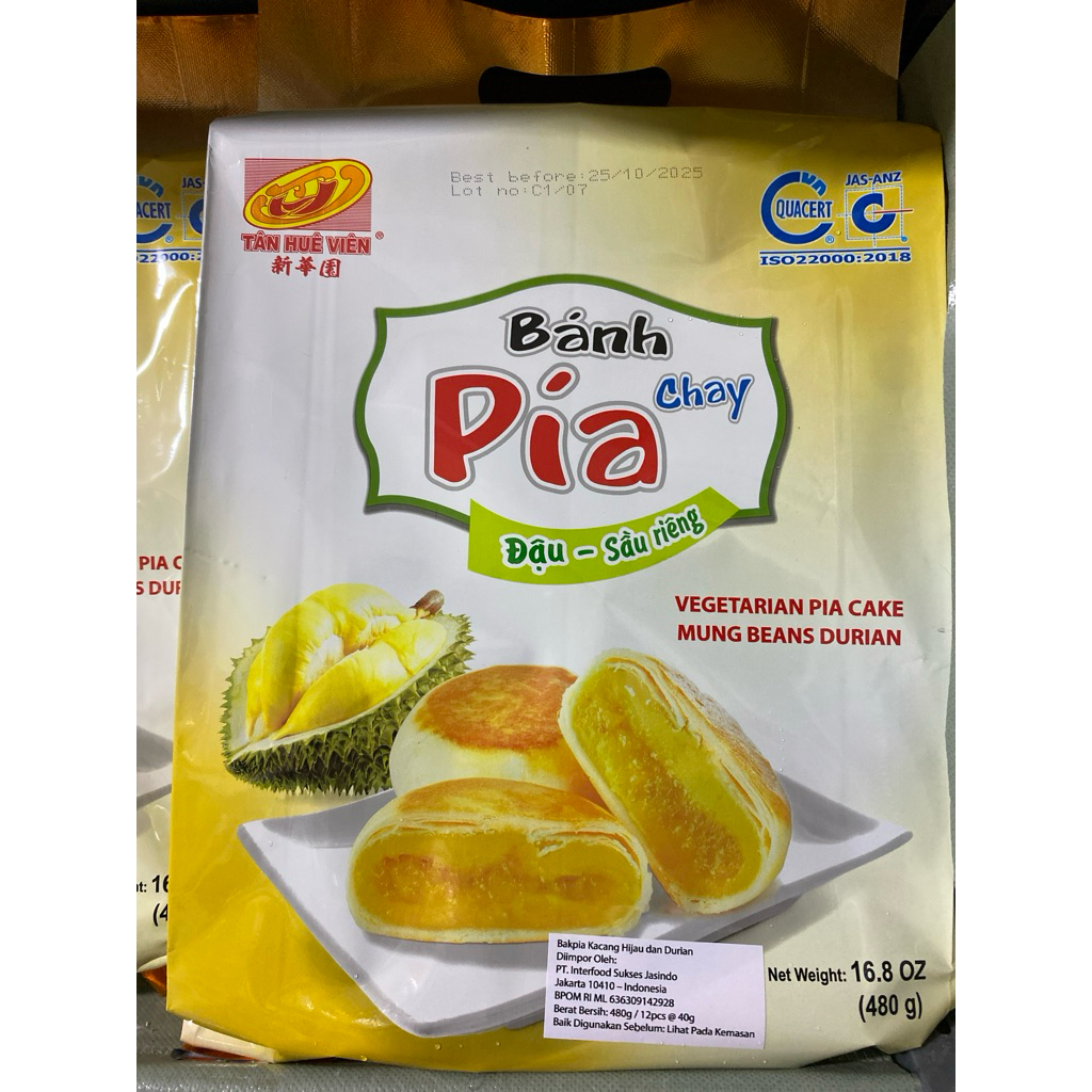 

TAH HUE VIEN PIA DUREN VIETNAM 480gr