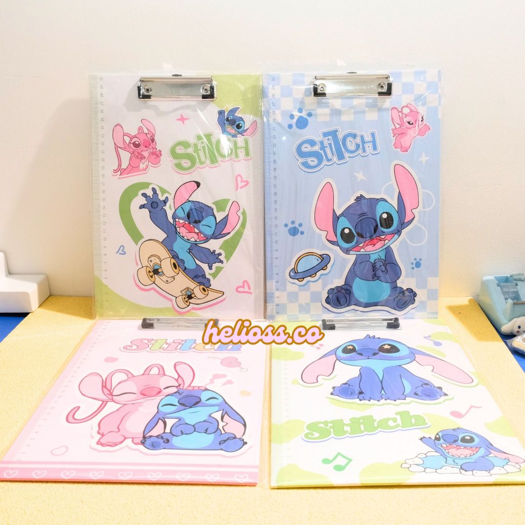 

PAPAN UJIAN A4 STITCH PAPAN JALAN CLIPBOARD MOTIF STITCH LILO LUCU TERMURAH HELIOSS.CO