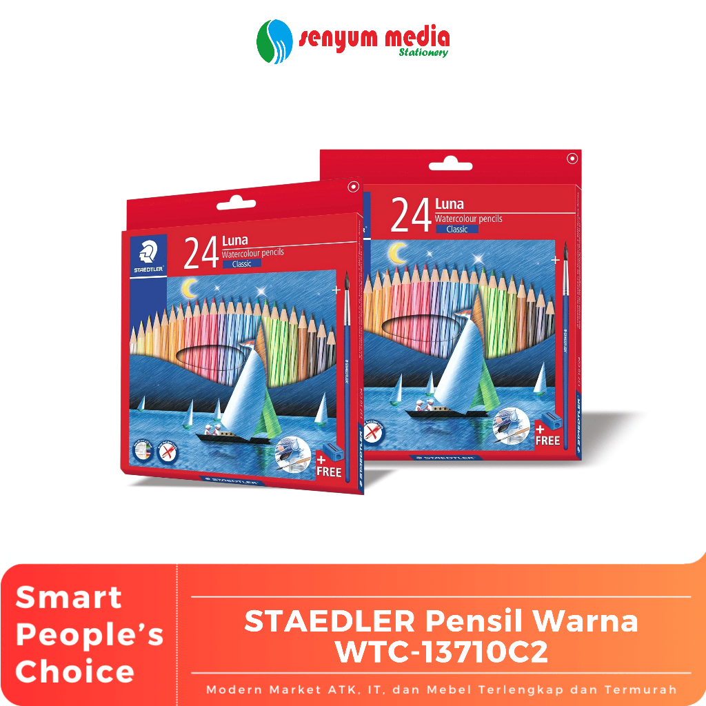 

STAEDLER - Pensil Warna WTC-13710C2 24 Warna | Pensil Warna Set ( 1 pcs 24 Warna ) (S:PCS)