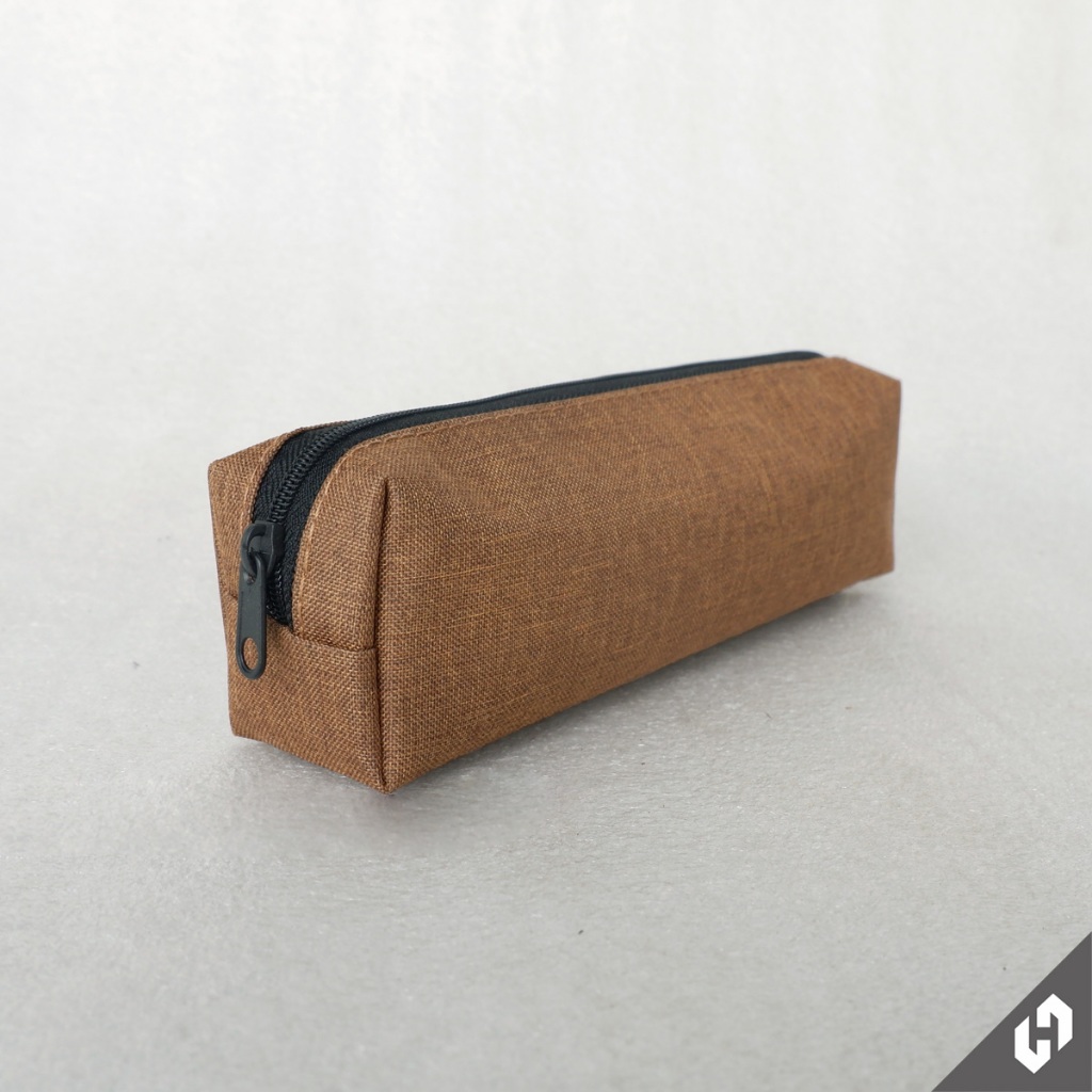 

HAS Pouch Tempat Pensil Waterproof Dompet 21x5x5cm Varian DGRP Tan