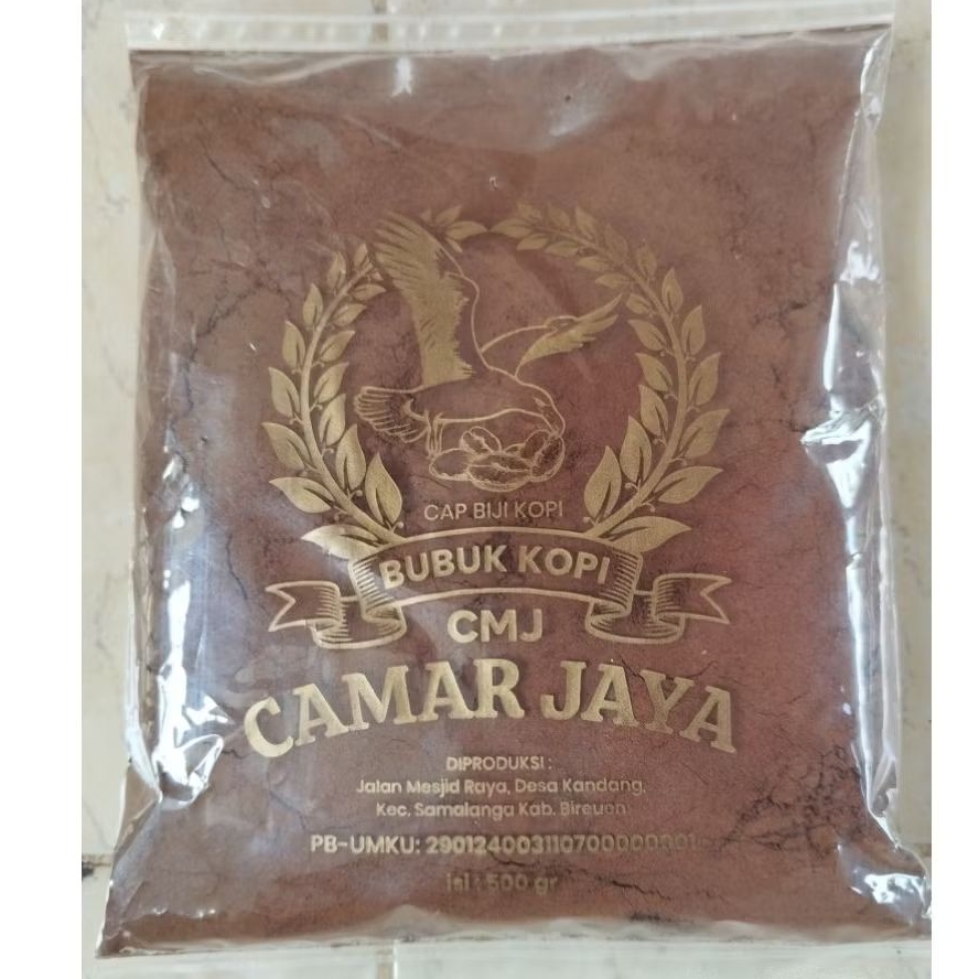 

500 Gram Bubuk Kopi Tubruk Halus Murni Merk Camar Jaya