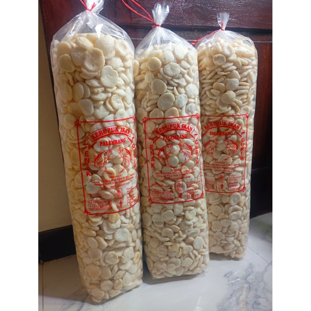 

1kg kerupuk ikan palembang/kemplang palembang /cemilan enak