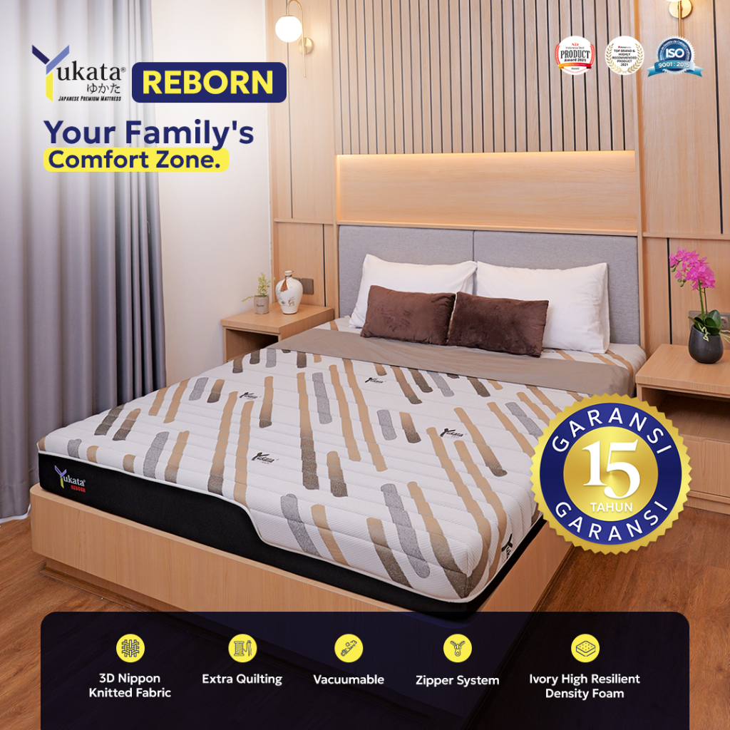 Kasur Busa YUKATA REBORN Tebal 29cm | Kasur Lantai 90x200 120x200 140x200 160x200 180x200 200x200