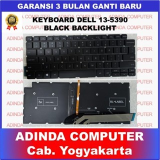 Keyboard Dell Inspiron 13 5391 5390 5490 5491 5498 5493 Black Backlight
