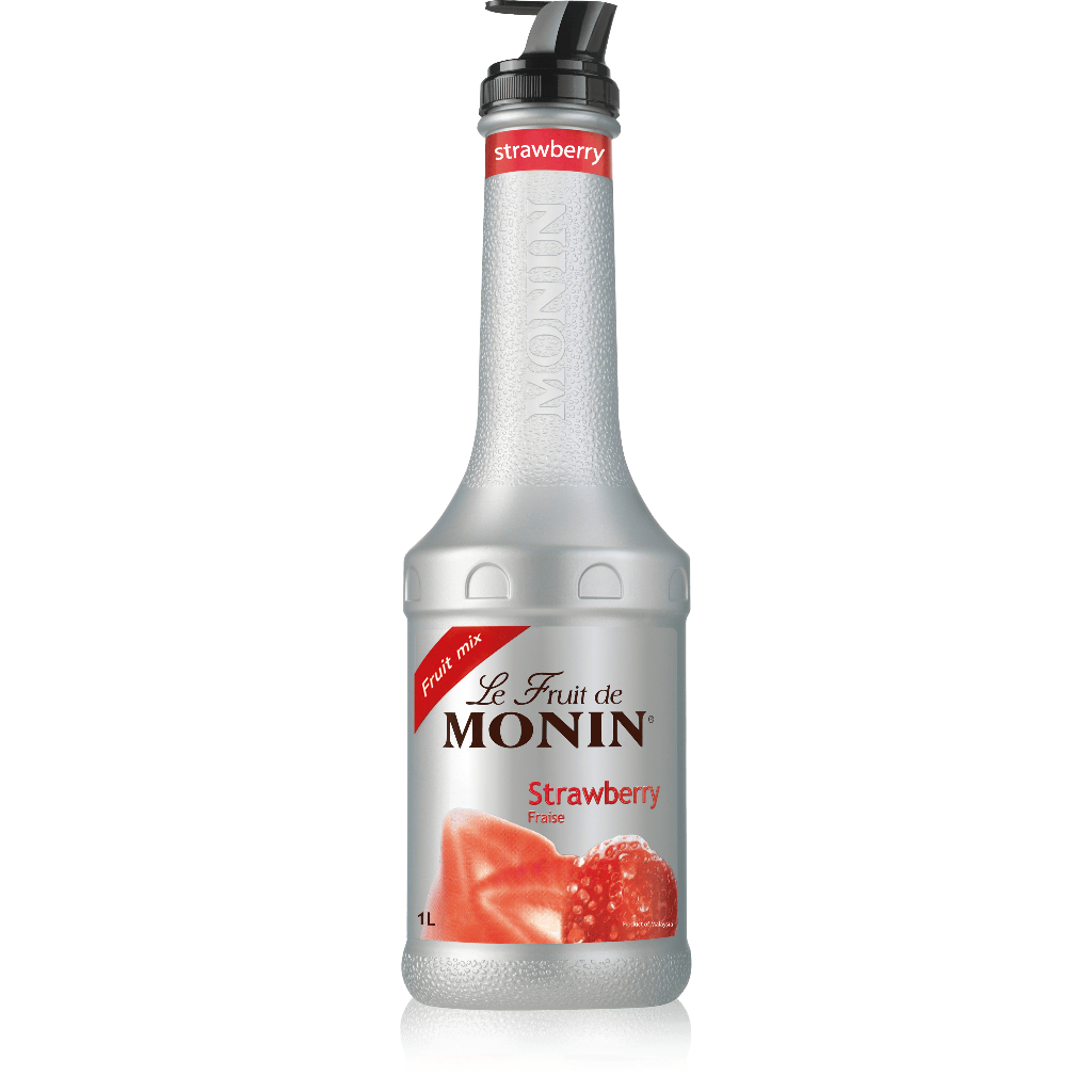 

Monin Puree Fruit Mix Strawberry 1 L | Ekstrak / Sari Buah Strawberry