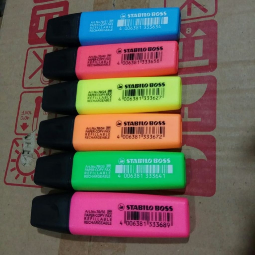 

highlighter// stabilo// penanda merk BOSS. 1pc.