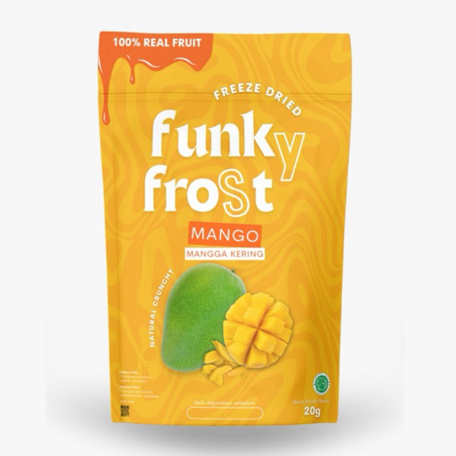 

Freeze Dried Fruit Mango 20gr