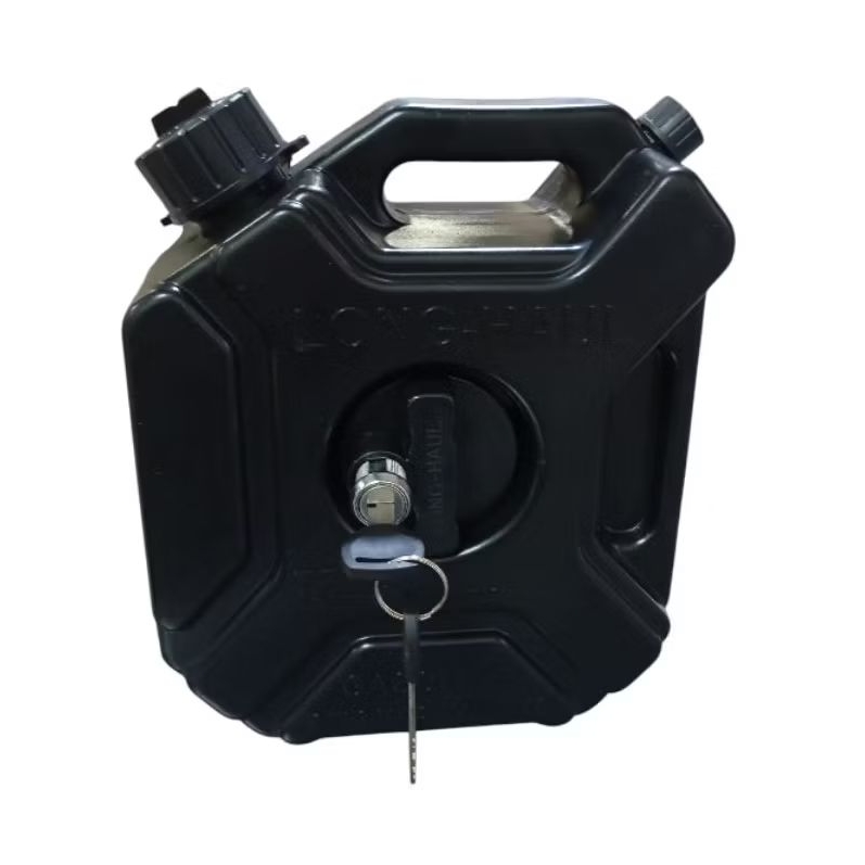 Jerry Can / Jerigen Longhaul Kapasitas 5 Liter + Bracket Kunci | Long Haul 5L Warna Hitam | Jerigen 