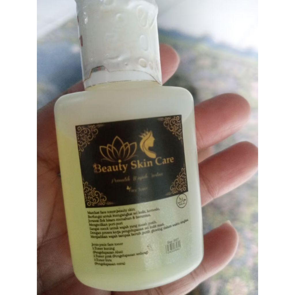 ORIGINAL ber'ID card Resmi Toner RS Beauty Skincare kuning 30ml prodak Asli