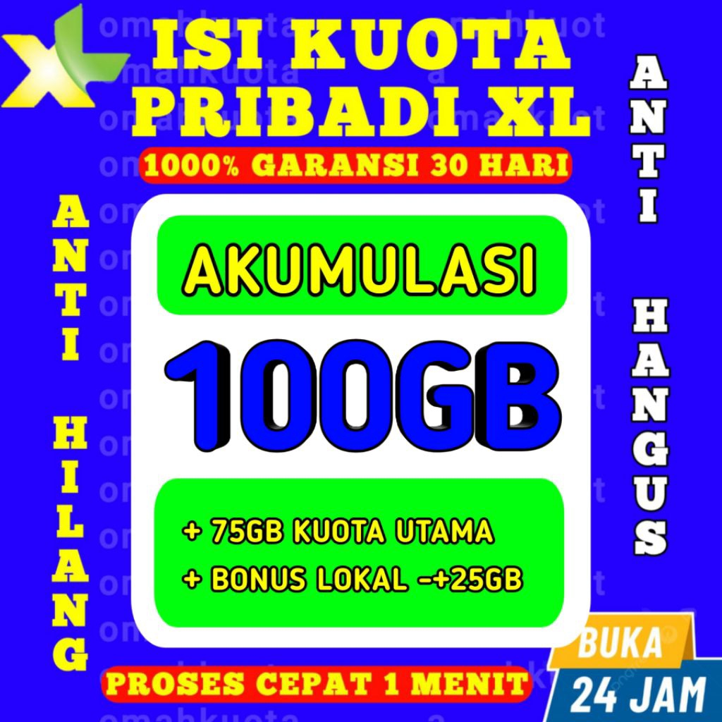 SUPER PROMO KUOTA XL 270GB FULL INTERNET XL - PAKET DATA XL 100GB MURAH COMBO FLEX