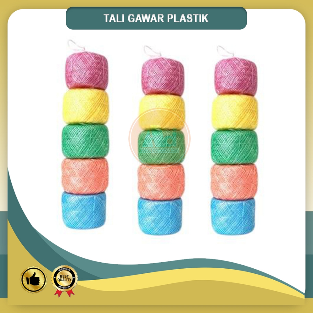 Tali Gawar Plastik Panjang untuk Lanjaran Tanaman Merambat Cabai, Timun, Sayuran