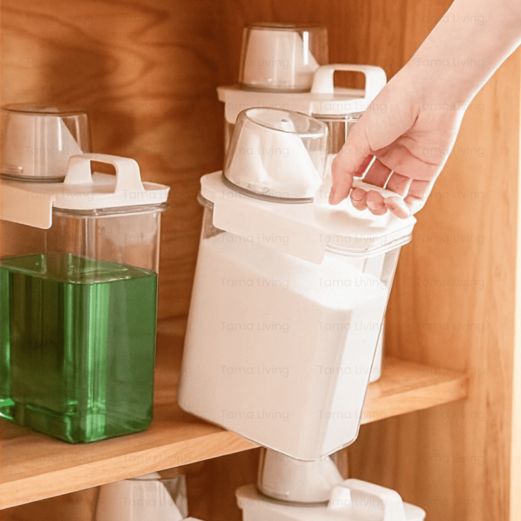 TAMA LIVING Nara Laundry Botol Refill Deterjen Laundry Organizer Botol Sabun Botol Refill Sabun
