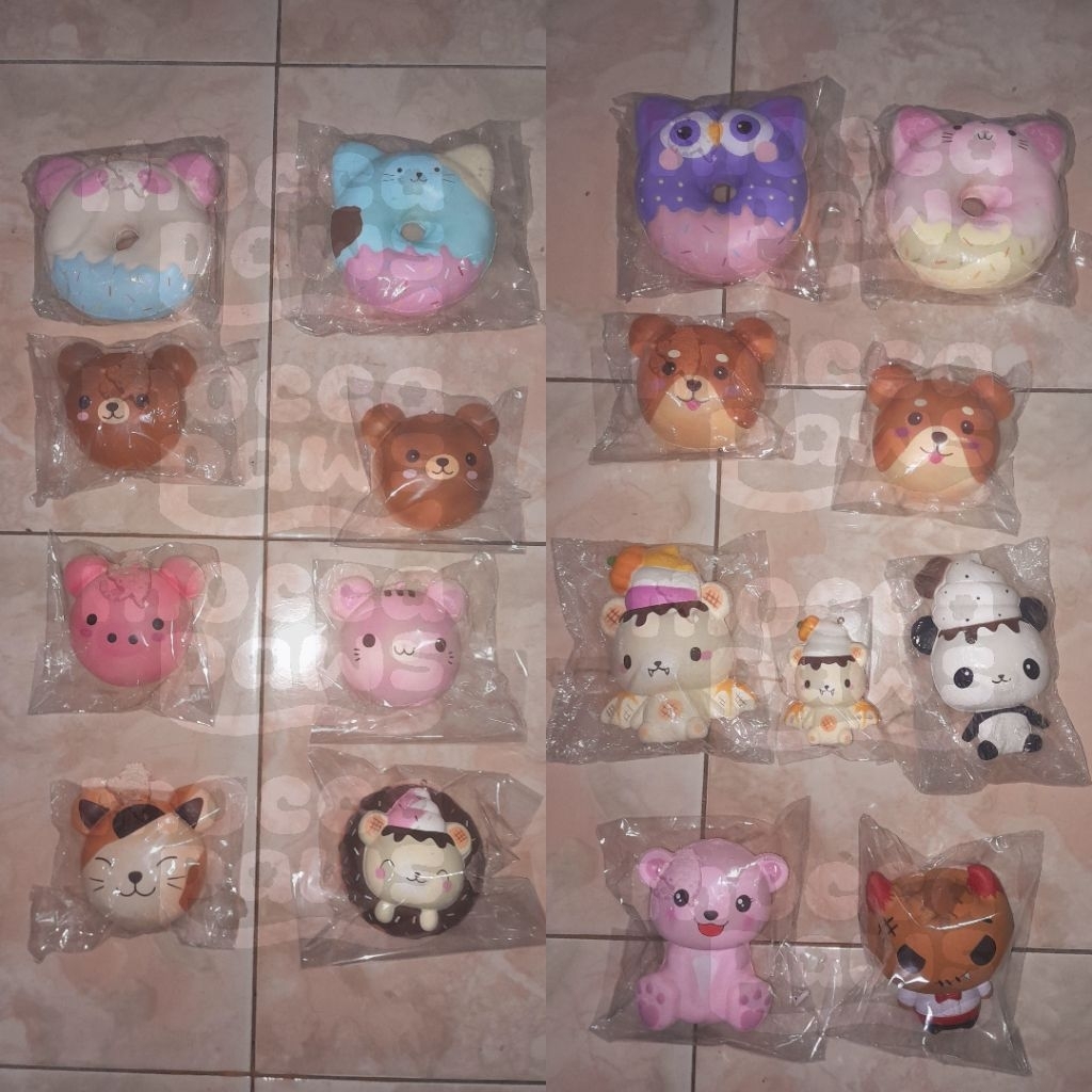 SALE SQUISHY MURAH PUNIMARU YUMMIIBEAR CREAMIICANDY YB PM BUN, DONUT,  VAMPIRE, HALLOWEEN