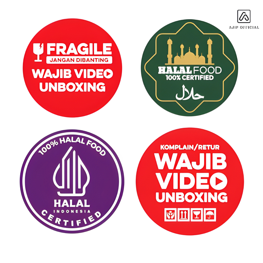 

Stiker Label Bulat Halal 2.5 cm Roll 500 Pcs Terima Kasih Selamat Menikmati Unik Kekinian Terlaris